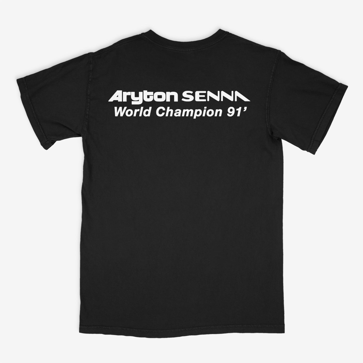 McLaren Honda Aryton Senna F1 World Championship 1991 Retro T Shirt